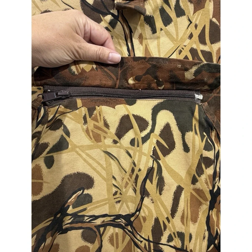 Vintage Gamehide Hunting Vest Men's Size L Duck Hunter Camouflage Upland Bird